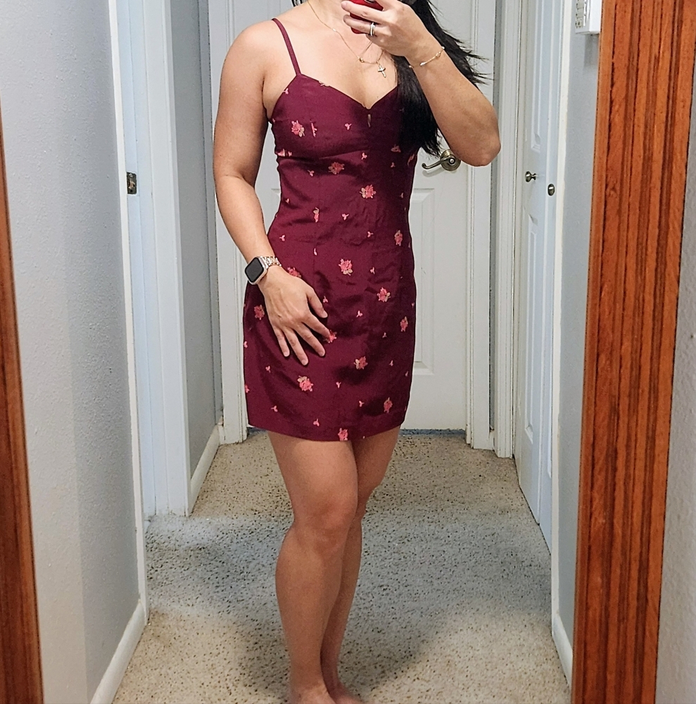 Vintage Express Floral Romper Dress Size 1/2